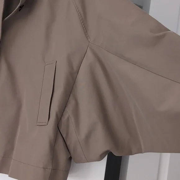 Zara Khaki Trench Cape Coat